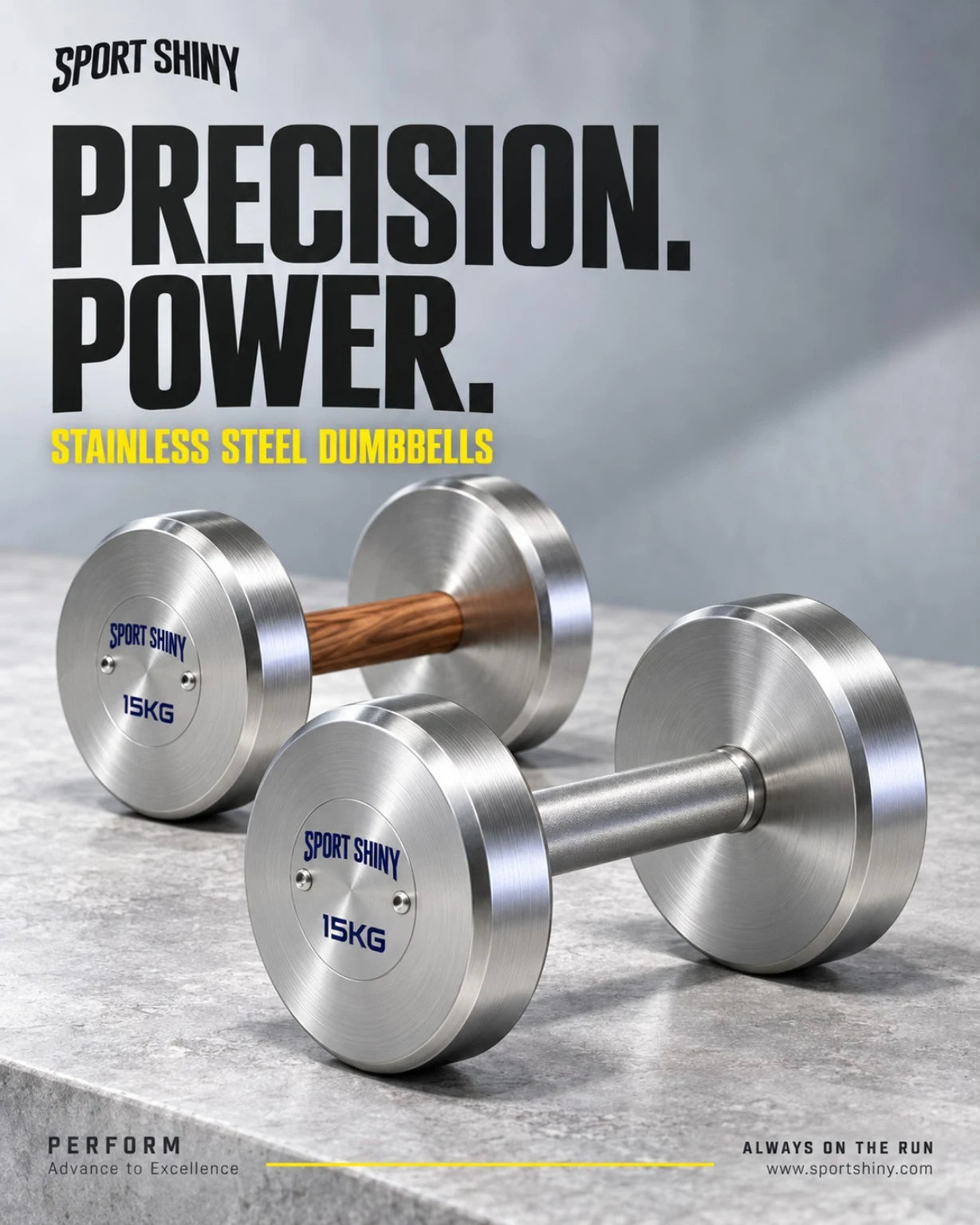 Stainless Steel Dumbbells